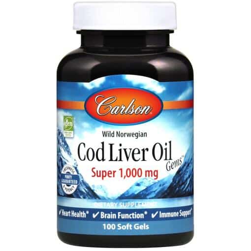 Carlson Labs - Wild Norwegian Cod Liver Oil Gems