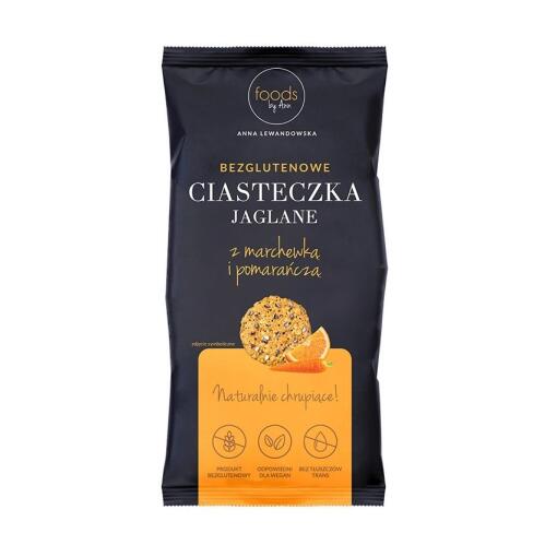 Levann - Gluten Free Millet Cookies with Carrot and Orange - 6 x 100g