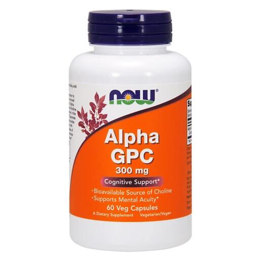 NOW Foods - Alpha GPC, 300 mg - 60 Kapseln