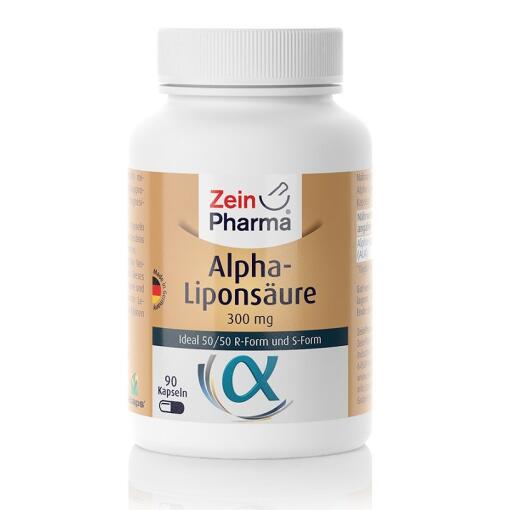 Zein Pharma - Alpha-Liponsäure, 300 mg - 90 Kapseln