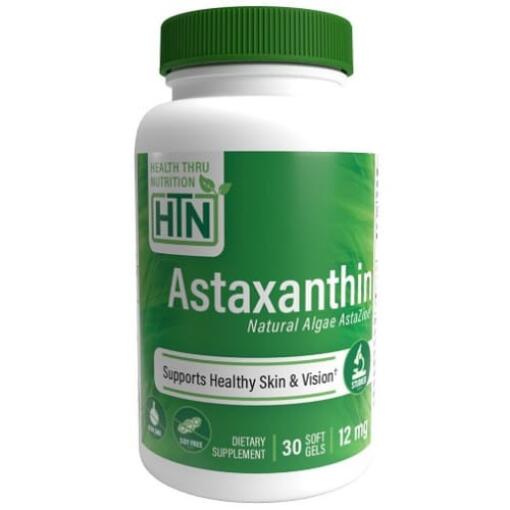 Health Thru Nutrition - Astaxanthin, 12 mg - 30 Weichkapseln