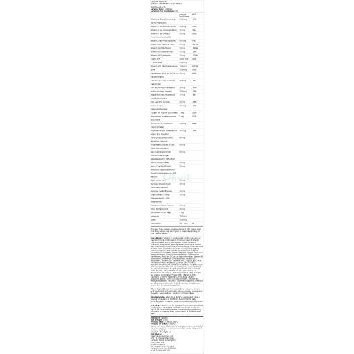 EVLution Nutrition - Multivitamin für Frauen - 120 Tabletten – Bild 2