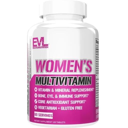 EVLution Nutrition - Multivitamin für Frauen - 120 Tabletten