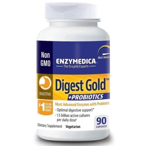 Enzymedica - Digest Gold + Probiotika - 90 Kapseln