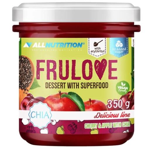 Frulove Dessert med Superfood, Kirsebær & Æble med Chia - 350g
