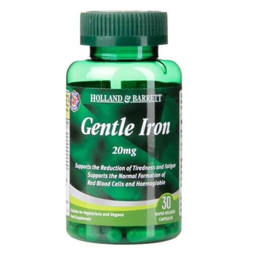 Holland & Barrett - Sanftes Eisen, 20 mg - 30 Kapseln