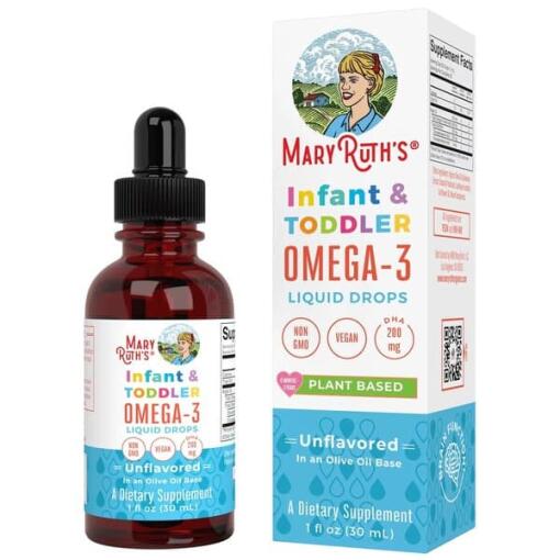 MaryRuth Organics - Omega-3 Flüssigtropfen für Säuglinge und Kleinkinder - 30 ml