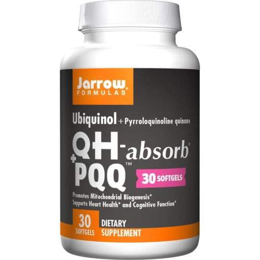 Jarrow Formulas - Ubiquinol QH-Absorb + PQQ - 30 Weichkapseln