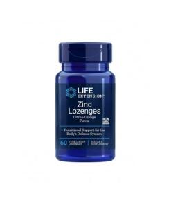 Life Extension - Zinkpastillen, natürliches Zitrus-Orange-Aroma - 60 vegetarische Pastillen
