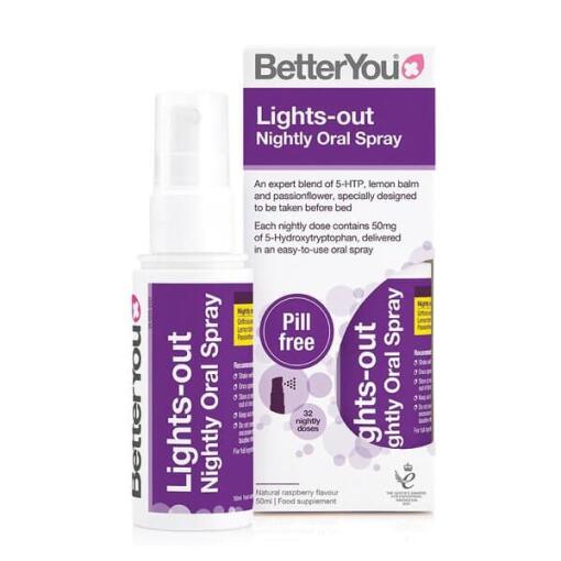 BetterYou - Natürliches Himbeer-Mundspray für die Nacht, 50 ml