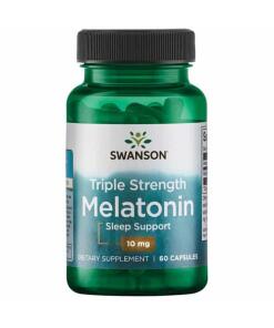 Swanson - Melatonin Dreifache Stärke 10 mg - 60 Kapseln