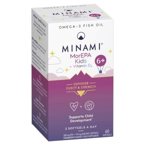 Minami - MorEPA Kids + Vitamin D3 - 60 Weichkapseln