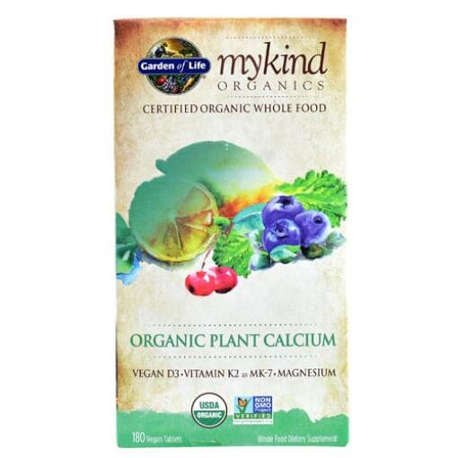 Garden of Life - Mein Natur Organics Pflanzenbasiertes Kalzium - 180 Kapseln