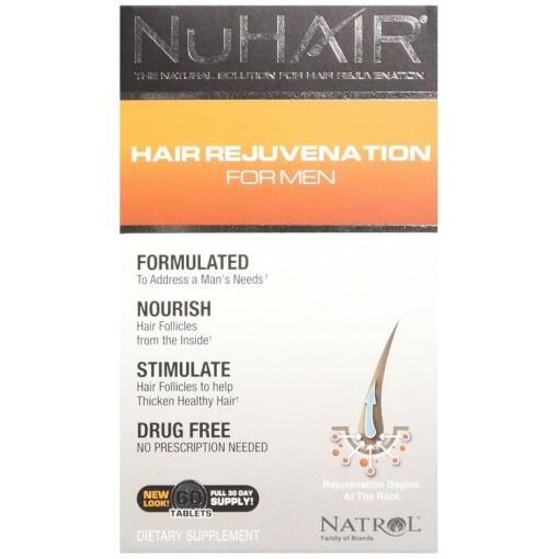 Natrol - NuHair Haarverjüngung für Männer - 60 Tabletten