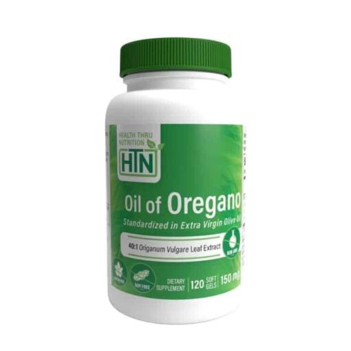 Health Thru Nutrition - Oreganoöl, 150 mg - 120 Weichkapseln