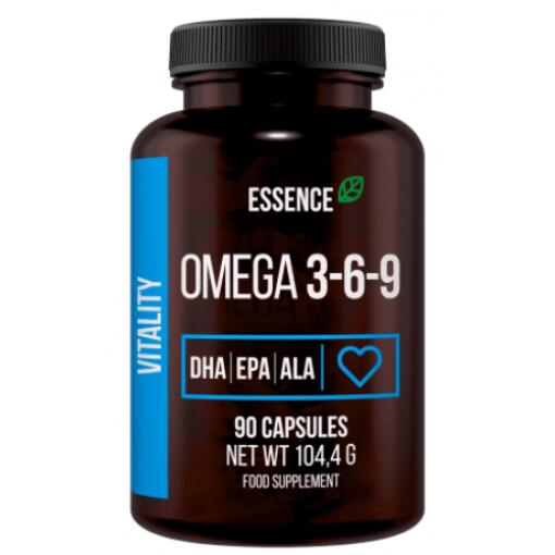 Essence Nutrition - Omega 3-6-9 - 90 Kapseln