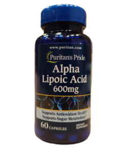Puritan's Pride - Alfa Lipoic Syre, 600 mg - 60 kapsler