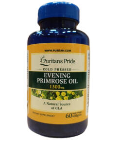 Puritan's Pride - Aftenprimulaolie, 1300 mg - 60 bløde gelatinekapsler