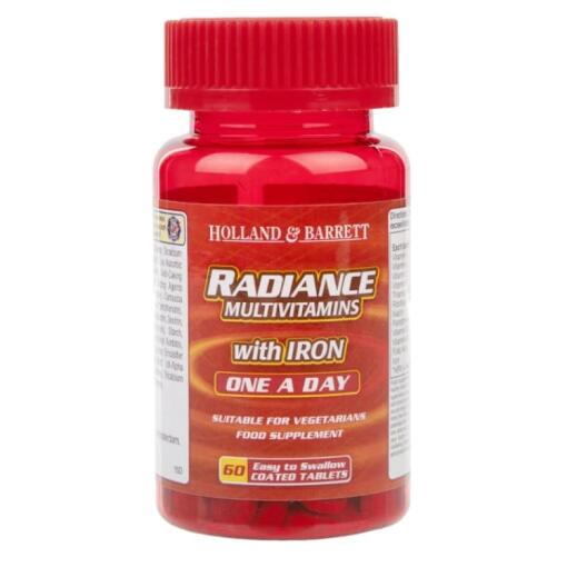 Holland & Barrett - Strahlende Multivitamine & Eisen Einmal Täglich - 60 Tabletten