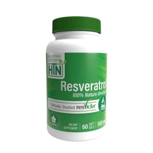 Health Thru Nutrition - Resveratrol, 100mg - 60 Weichkapseln