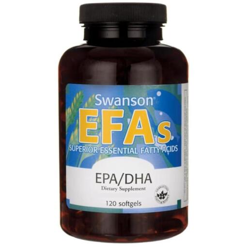 Swanson - EPA & DHA, Zitrone - 120 Weichkapseln