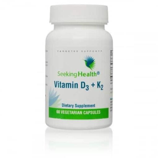 Seeking Health - Vitamin D3 + K2 - 60 Kapseln
