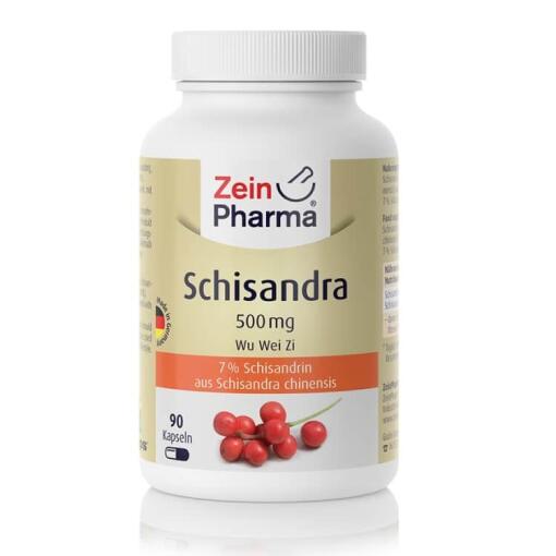 Zein Pharma - Schisandra, 500 mg - 90 Kapseln