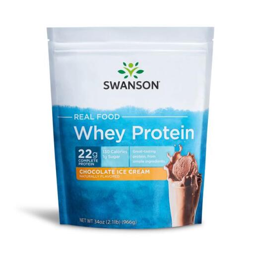 SWANSON Real Food Whey Protein Chocolate 966g