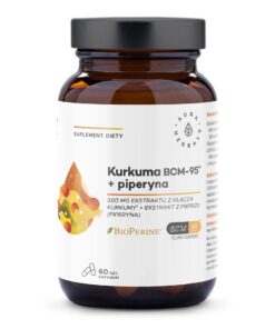 AURA HERBALS Turmeric 500 mg BCM-95® + piperine (60 caps.)