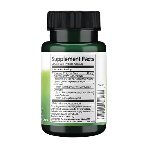 Anti-Gas Enzyme – 90 vcaps | Swanson – Image 2