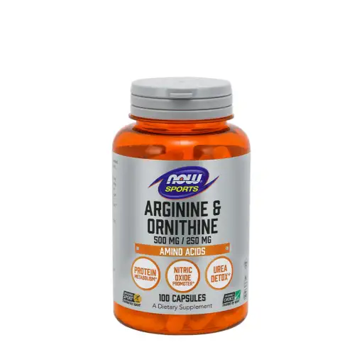 Capsule di arginina e ornitina da 500/250 mg