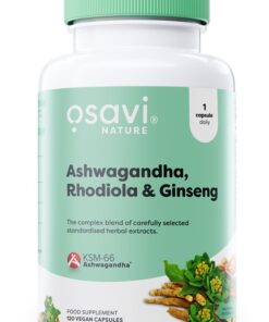 Ashwagandha + Rhodiola & Ginseng - 120 vegan caps