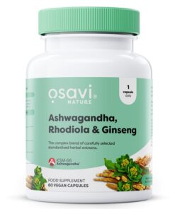 Ashwagandha + Rhodiola & Ginseng - 60 vegan caps