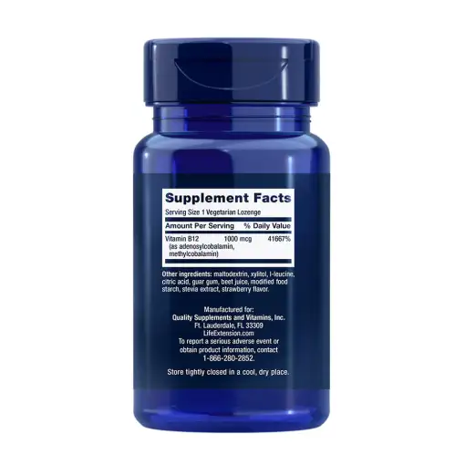 B12 Elite – 60 Vegetarian Lozenges - immagine 2