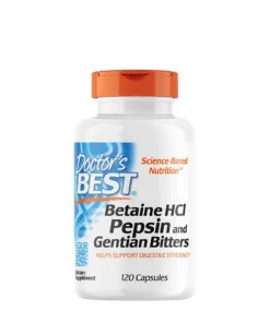 Betaine HCl Pepsin & Gentian Bitters - 120 caps