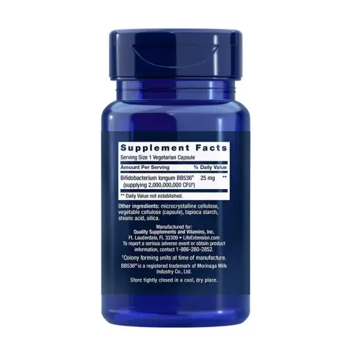 Bifido GI Balance – 60 vcaps | Life Extension - immagine 2
