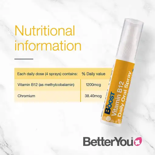 BetterYou Boost B12 Oral Spray – 25 ml – Image 2