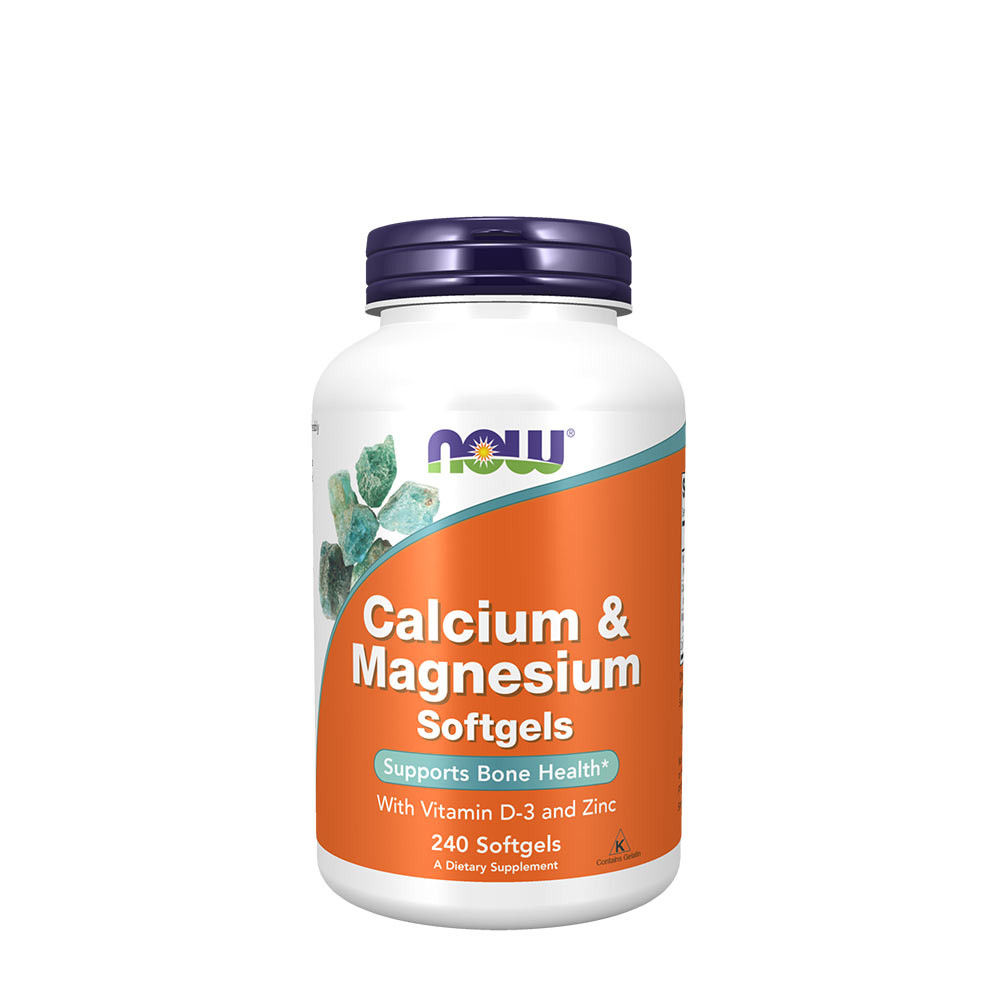 Calcium & Magnesium with Vit D and Zinc - 240 softgels