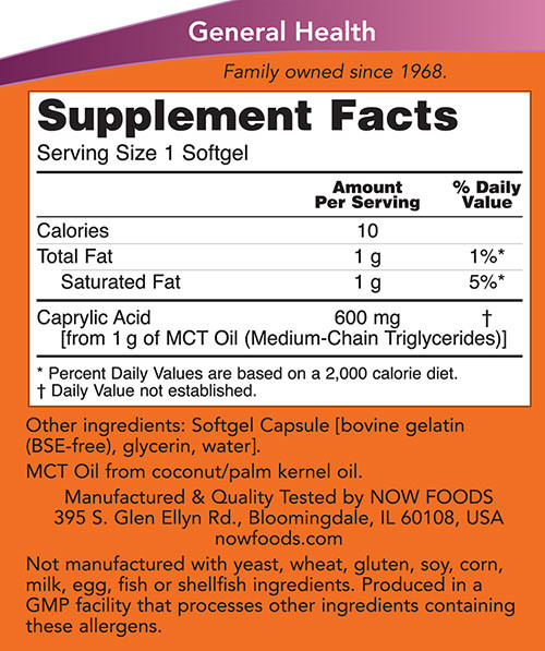 Caprylic Acid 600 mg – Bild 2