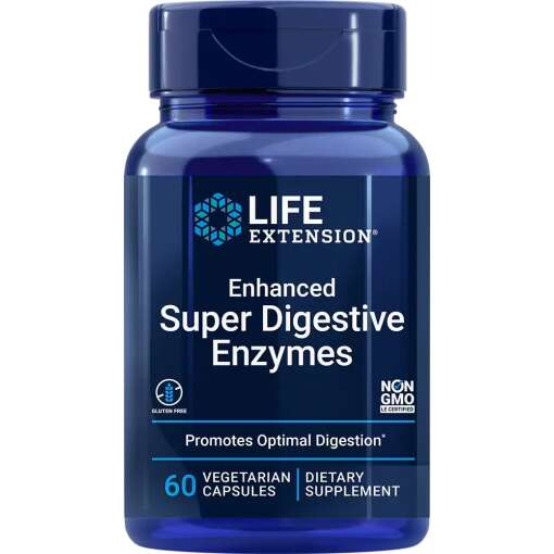Enzymes digestives super renforcées - 60 gélules végétales