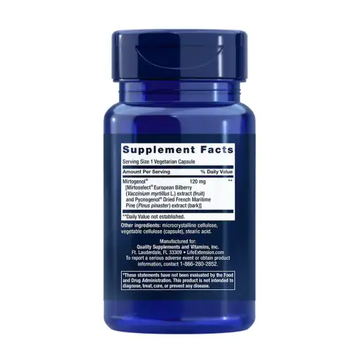 Eye Pressure Support with Mirtogenol® – 30 vcaps – Life Extension - immagine 2
