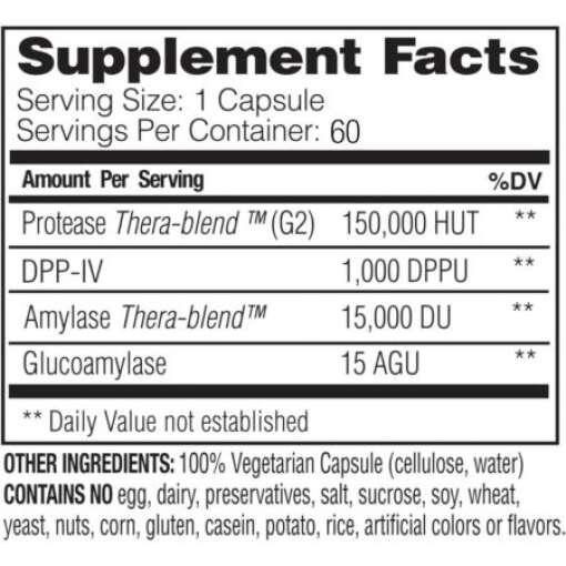 GlutenEase Extra Strength – 60 Caps – Image 3