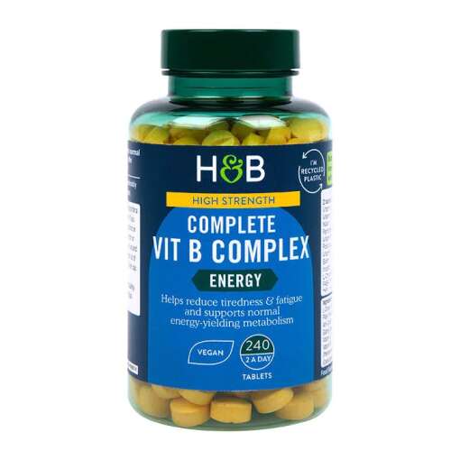 Complexe complet de vitamines B à haute concentration - 240 comprimés
