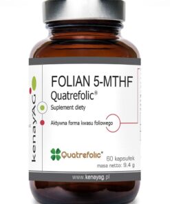 KENAY FOLATE 5-MTHF active folic acid Quatrefolic (60 caps)