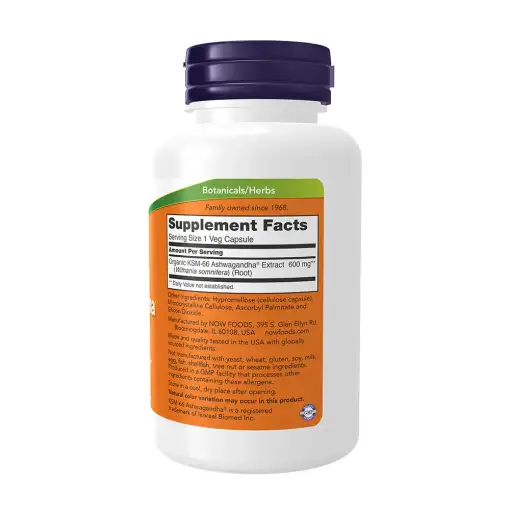 KSM-66 Ashwagandha – 90 vcaps | NOW Foods – Image 2