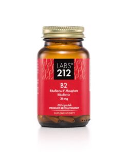 LABS212 Vitamin B2 Riboflavin 5'-Phosphate + Riboflavin (60 caps)