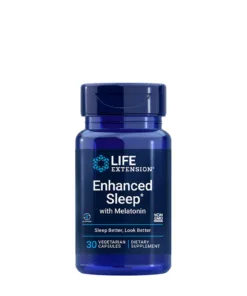 Life Extension - Enhanced Sleep with Melatonin (30 Veg Capsules)