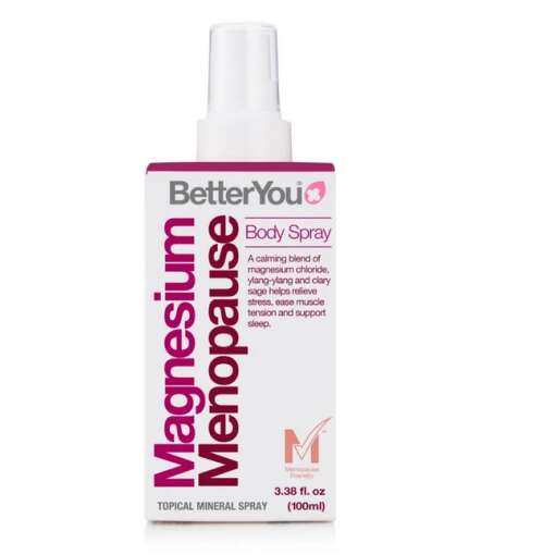 Spray per il corpo al magnesio per la menopausa - 100 ml.