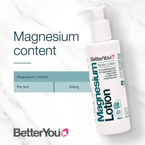 BetterYou Magnesium Skin Body Lotion – 180 ml – Image 2