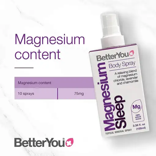 BetterYou Magnesium Sleep Body Spray – 100 ml - immagine 2